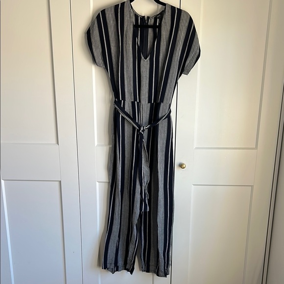 Rails Striped Navy and White Jumpsuit | Small - Picture 3 of 5